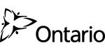 Ontario logo featuring stylized text and graphic elements, representing C17media's branding expertise in print advertising and visual identity solutions.